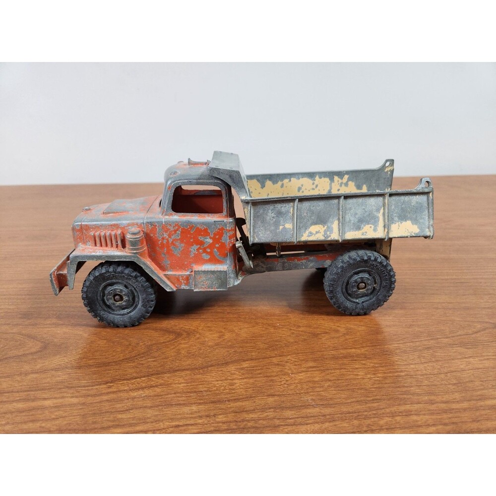 Vintage 1950s Hubley Kiddie-Toy #801  Dump Truck For Parts Or Restoration
